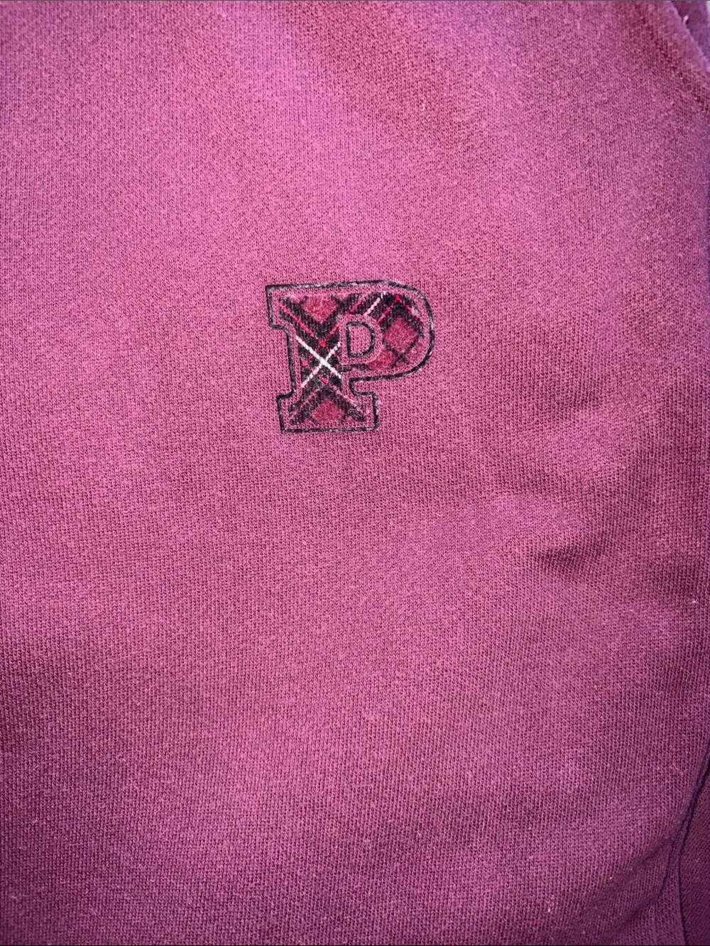 Set of Two PINK Sweatshirt & Jogger Sets - Black and Plum - Picture 7 of 10